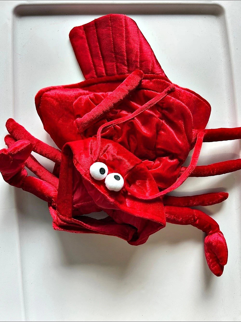 Pet Krewe Lobster Costume Red Medium
